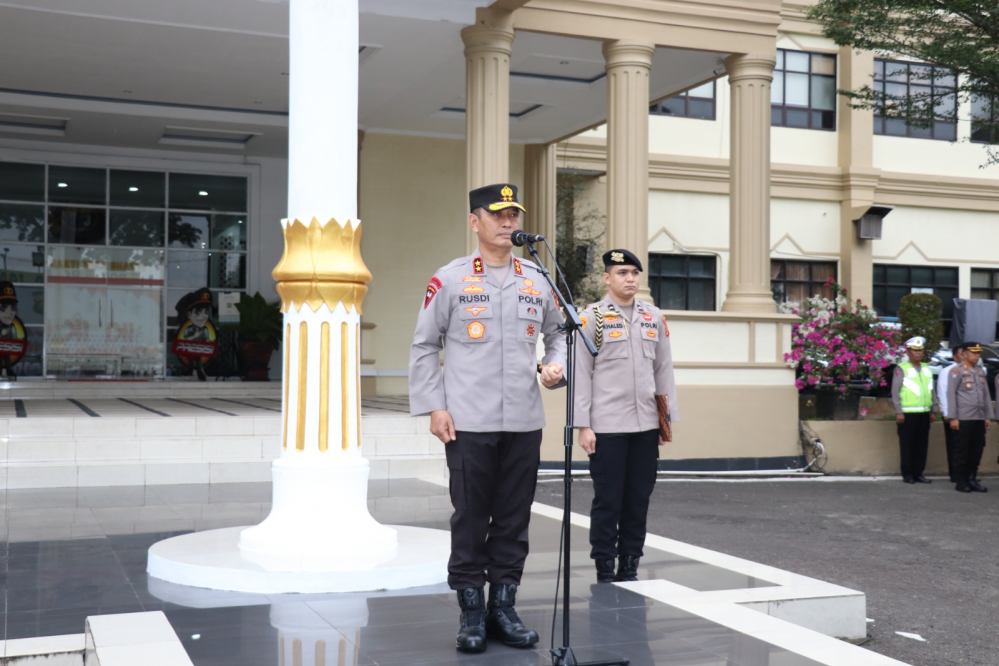 Kapolda Jambi Kembali Bertugas Setelah Pulih Dari Insiden Kecelakaan Heli