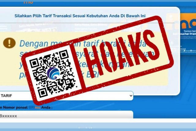 Beredar Pesan HOAX di WhatsApp Tautan Situs untuk Memilih Biaya Admin Bulanan BRI