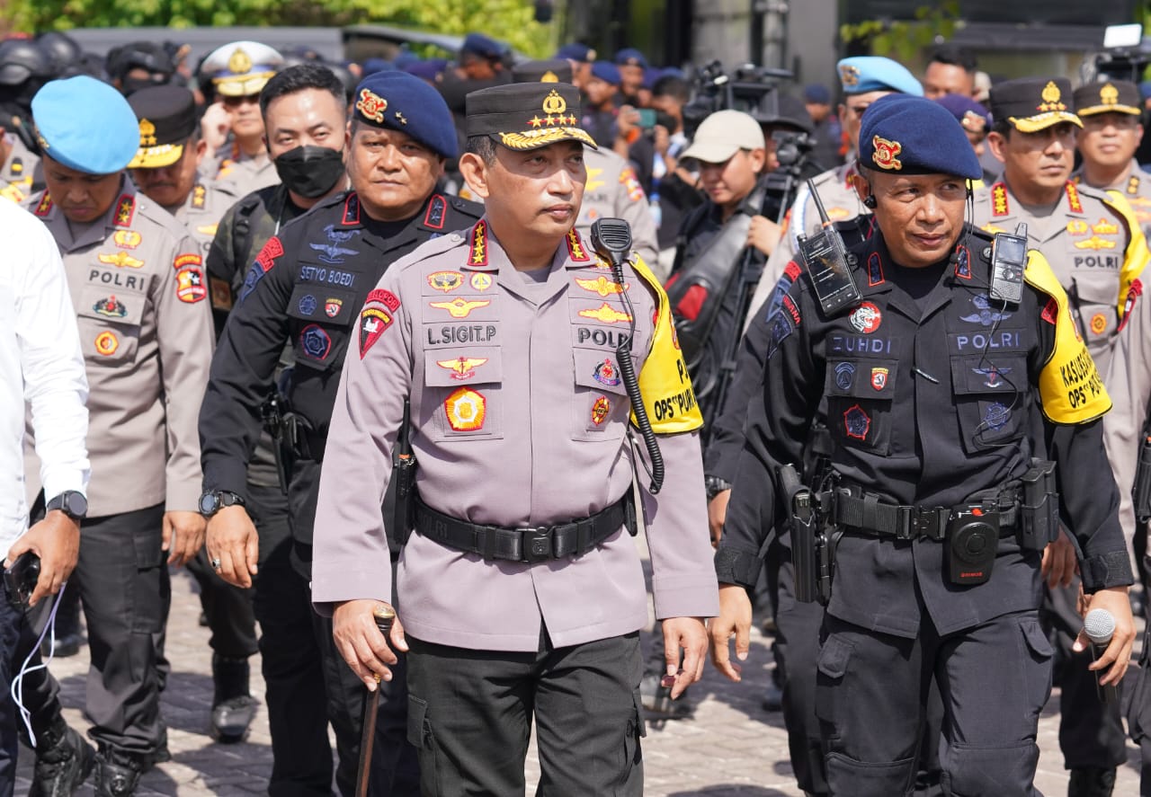 Kapolri Bakar Semangat Anggota Pengamanan KTT G20: Jadikan ini Kebanggaan dan Kehormatan Kalian